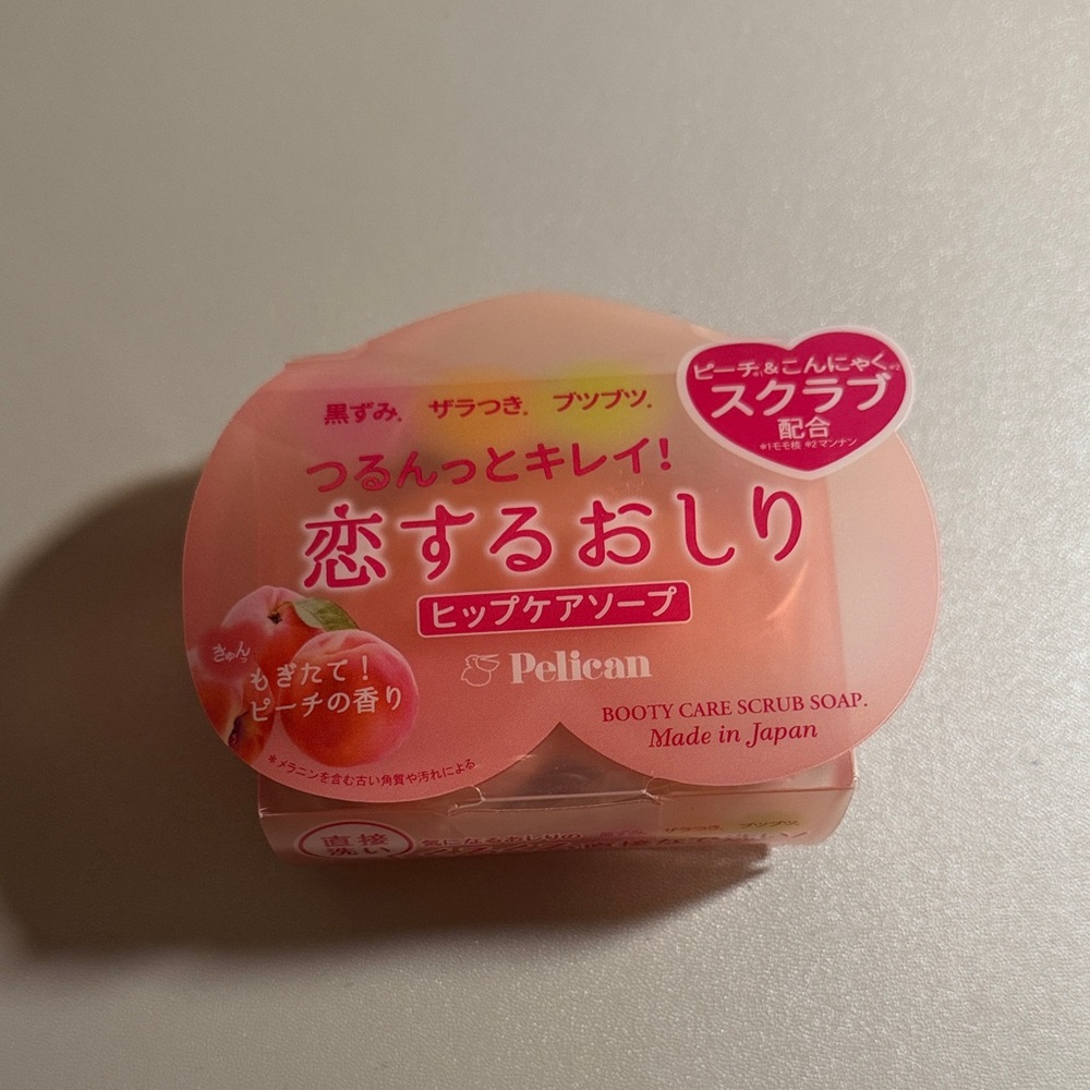 Pelican Peach Booty Care Scrub Soap